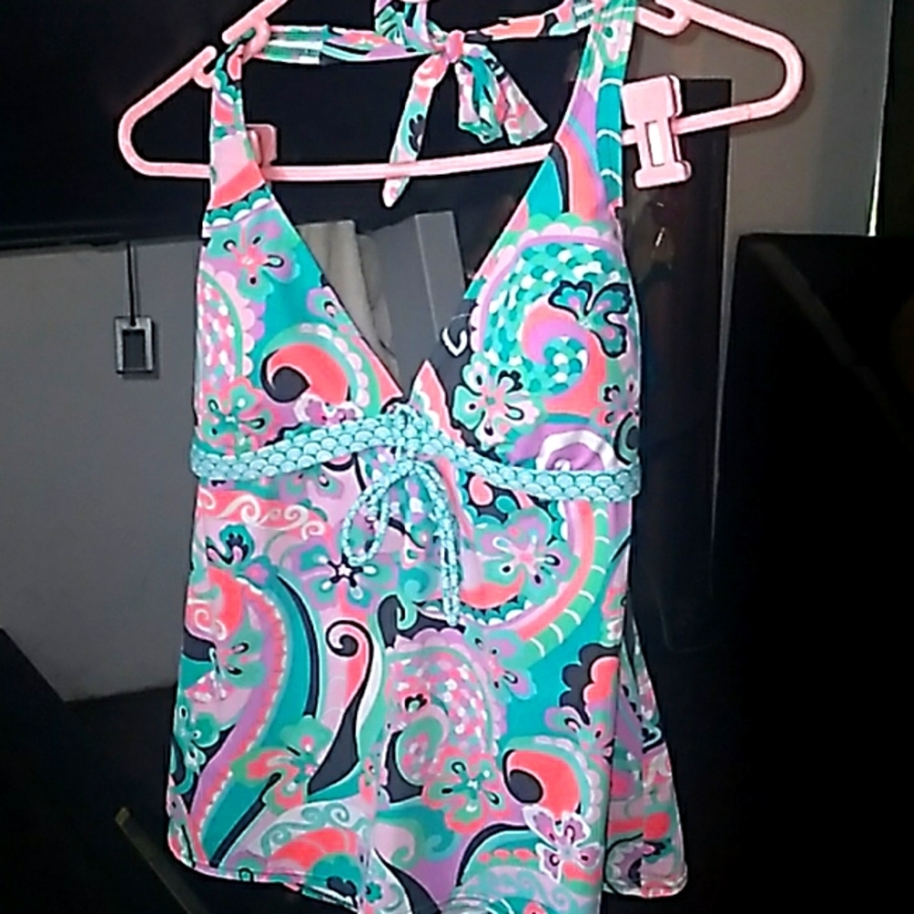 Hobie swim top, XL, MULTI COLORED